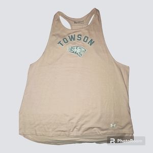 Under Armour Towson University racerback tank, pink, 2XL